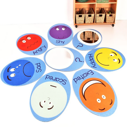 Emotions Mats Set With Mirrors (Extra Large)- Set of 8