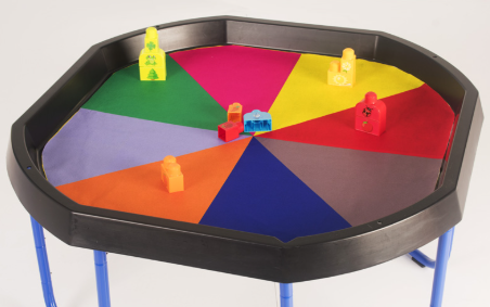 Tuff Tray Mat (Double Sided): Exploring Colour and Fractions