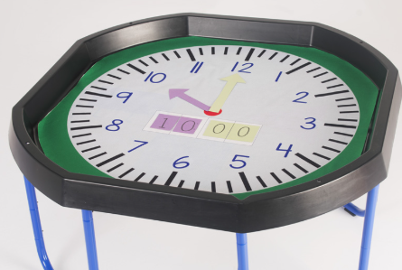 Tuff Tray Mat (Double Sided): Exploring Time and Shape