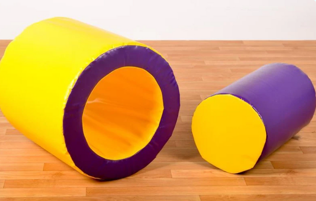 Soft Play Tumble & Roll Cylinder Tunnel Set