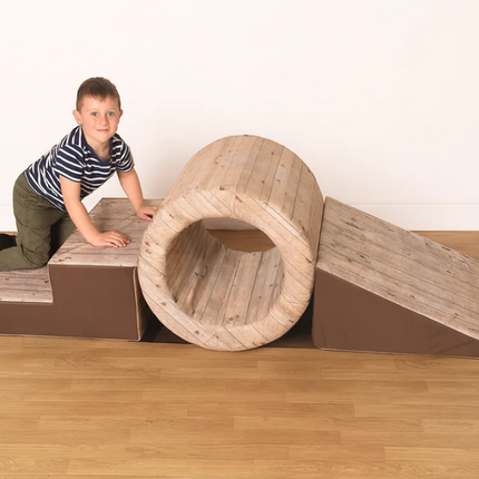 Soft Play Steps, Barrel/Tunnel and Slide Set