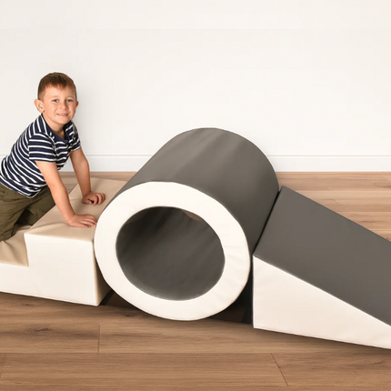 Soft Play Steps, Barrel/Tunnel and Slide Set