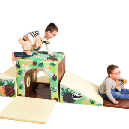 Soft Play Up & Over Set with Floor Mats - Multiple Designs available