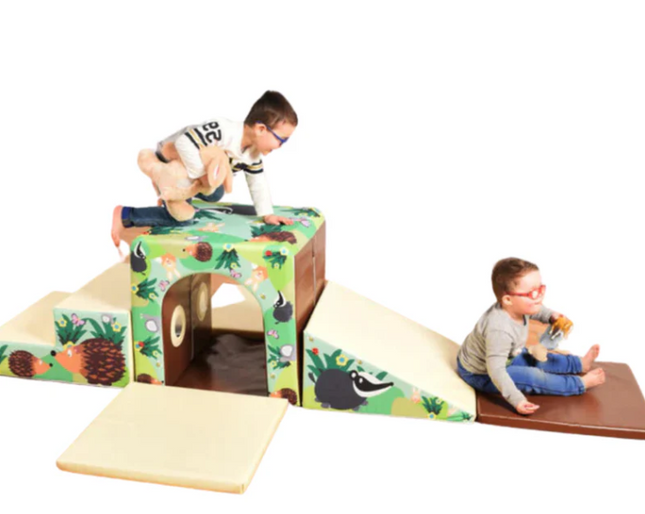 Soft Play Up & Over Set with Floor Mats - Multiple Designs available