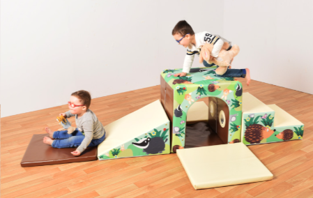 Soft Play Up & Over Set with Floor Mats - Multiple Designs available
