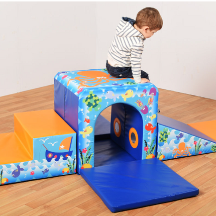 Soft Play Up & Over Set with Floor Mats - Multiple Designs available