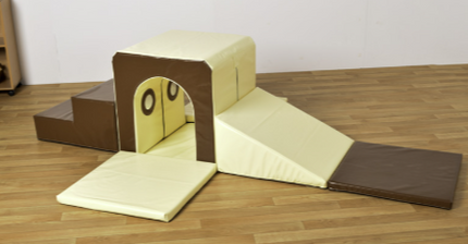 Soft Play Up & Over Set with Floor Mats - Multiple Designs available
