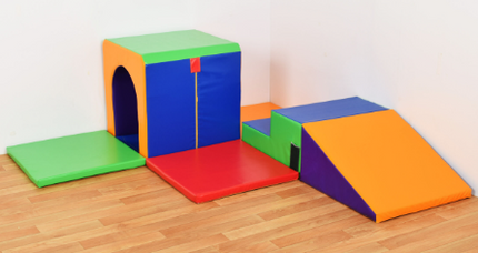 Soft Play Up & Over Set with Floor Mats - Multiple Designs available
