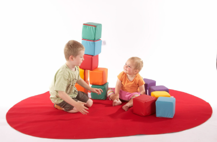 Soft Play Building Cube Bricks- Set of 12