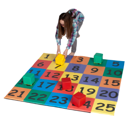 Soft Play Building Cube Bricks- Set of 12