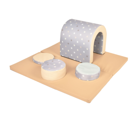 Soft Play Pack Away Tunnel & Stepping Stone