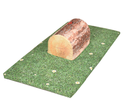 Safer Soft Play Balance Bump. Integrated soft play and mat