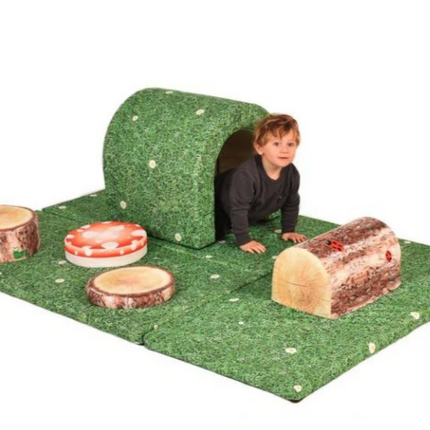 Safe Soft Pay Trail Soft Play Set – with integrated safety matting- 3pcs