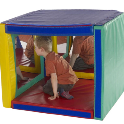 Sensory Mirror Soft Play Cube — Multiple colours available | Sensory Play | Soft Play | Classroom | Sensory Room