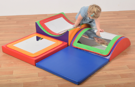Triple Mirror Soft Play Set- Multiple Colours available