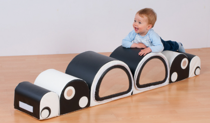 Caterpillar Mirror Bumps Soft Play Set- Multiple Colours available