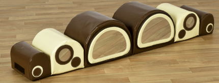 Caterpillar Mirror Bumps Soft Play Set- Multiple Colours available