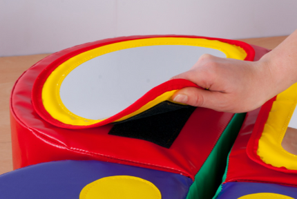 Caterpillar Mirror Bumps Soft Play Set- Multiple Colours available