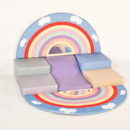 Soft Play Toddler Rainbow Climber Set