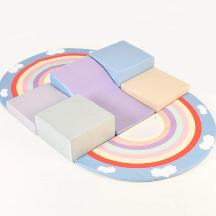 Soft Play Toddler Rainbow Climber Set