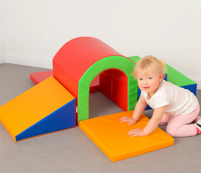 Soft Play Mini Tunnel Climber Soft Play Set