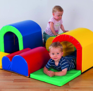 Soft Play Toddler Tunnels & Bumps Set - Multiple Designs available
