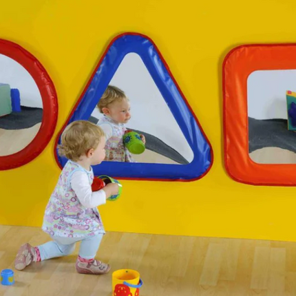 Soft Shapes Padded Sensory Mirrors — Multiple Colours available | Plastic Safety  Mirror | School | Nursery | Home