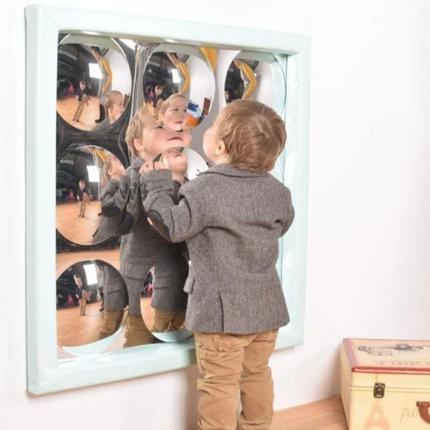 3 Bubble Sensory Safety Mirror with Padded Surround Frame- Small/Large
