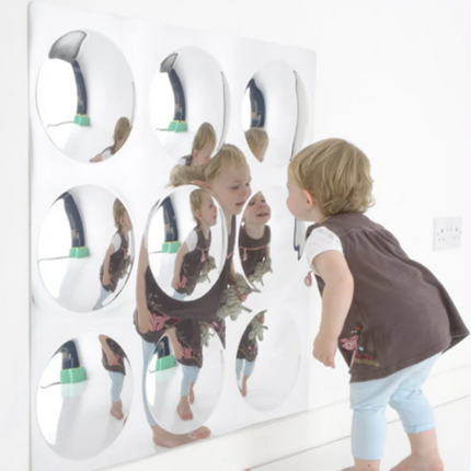 Large 9 Bubbles Convex Mirror | Sensory Mirror