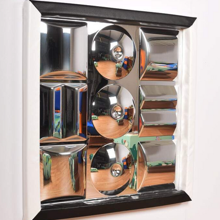 Multi-Sensory Safety Mirror with Padded Surround Frame- Multiple Colours available