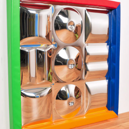 Multi-Sensory Safety Mirror with Padded Surround Frame- Multiple Colours available