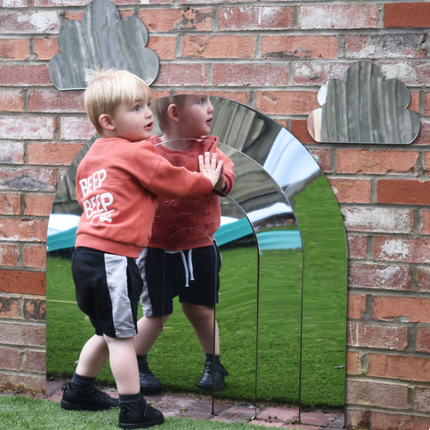 Rainbow Safety Mirror Set- Indoor/Outdoor use | Plastic Mirror | Playground | Garden | School | Nursery | Home