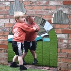 Rainbow Safety Mirror Set- Indoor/Outdoor use | Plastic Mirror | Playground | Garden | School | Nursery | Home