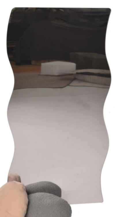 Large Wavy Safety Mirror- Indoor/Outside