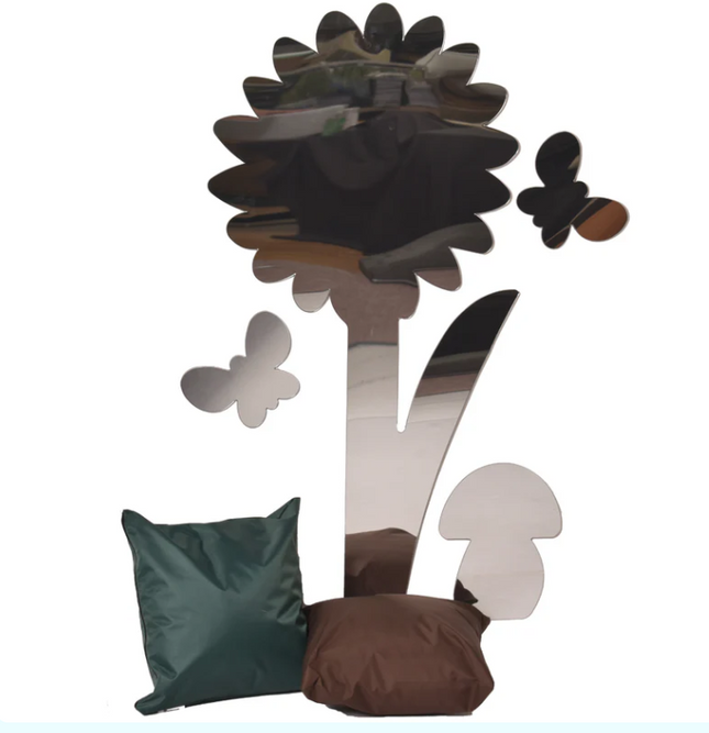 Flower Garden Safety Mirrors Set- Indoor/Outdoor use
