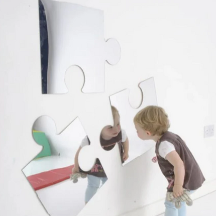 Jigsaw Safety Mirror Set of 3 - Indoor/Outdoor use | Sensory Mirror