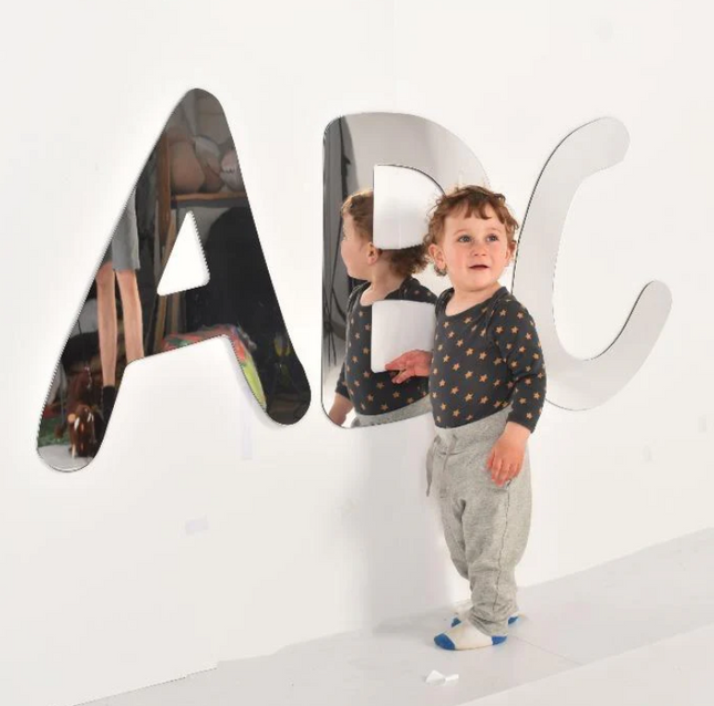 Giant ABC Safety Mirror Set of 3- Indoor/Outdoor | Sensory Mirror