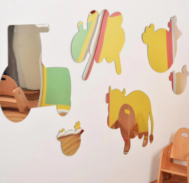 Farm Themed Safety Mirror Set- Indoor/Outdoor use | Sensory Mirror