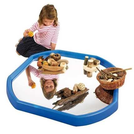 Tuff Tray Mirror Mat- 2 sizes- Indoor/Outdoor use | Sensory Play | Imaginative Play | Exploratory Play