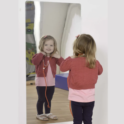 Large Safety Wall Mirror W1100 x H550mm | Sensory Mirror