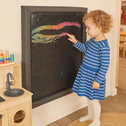 Sensory Flip Sequin Board Rainbow With Padded Frame- 2 Sizes/ Multiple Colours