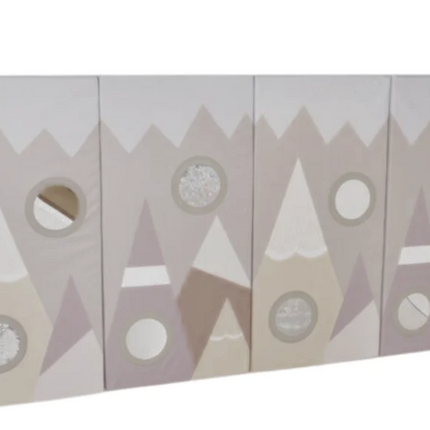Set of 4 Misty Mountain Wall Pads + Optional Floor Mats