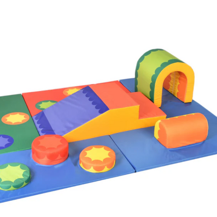 Complete Soft Wall Pads x 4 + Multi Colour Soft Play Set