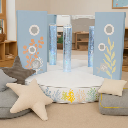 Coral Nuture Bubble Tube Corner — Corner With Cushions Option