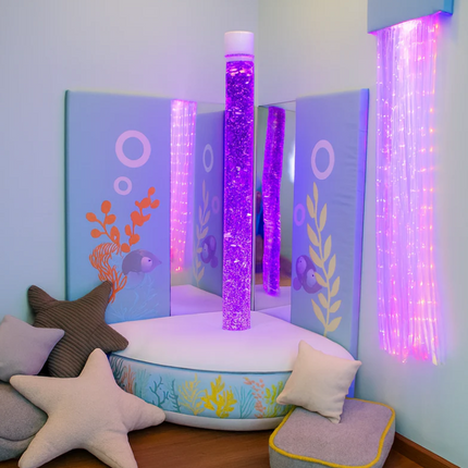 Coral Nuture Bubble Tube Corner — Corner With Cushions Option