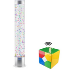 Bubble Bead Tube with Remote Cube