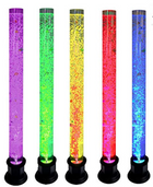 Sensory Colour Changing Bubble Tube- 183cm — Round Base + Wireless Remote Control Options