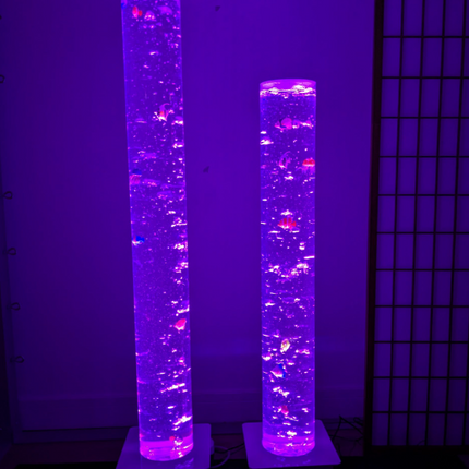 Sensory Bubble Colour Changing Tube- 2 Sizes - 120cm/150cm - Wireless Remote Controller Options