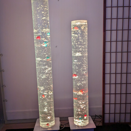 Sensory Bubble Colour Changing Tube- 2 Sizes - 120cm/150cm - Wireless Remote Controller Options