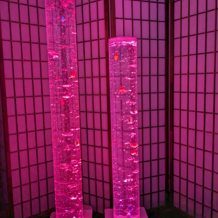 Sensory Bubble Colour Changing Tube- 2 Sizes - 120cm/150cm - Wireless Remote Controller Options